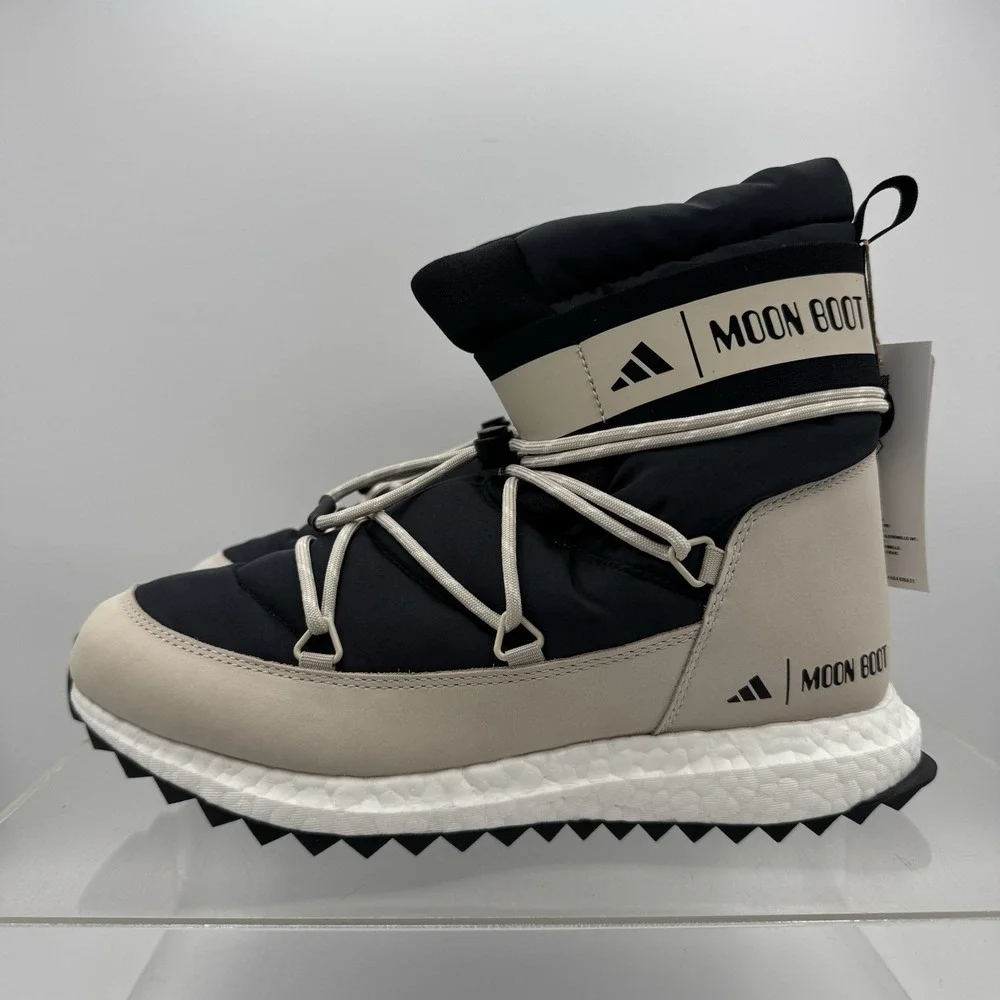 Brand New Adidas Originals Moon Boot Core Black Hi IH2489 Men 7.5 / Women 8.5